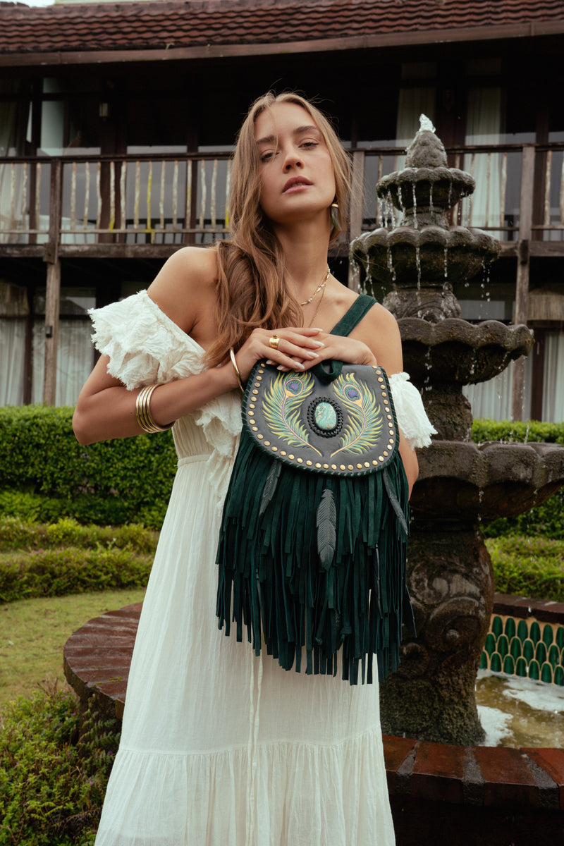 Garden Of Eden Backpack Jade Green - Jodi Lee