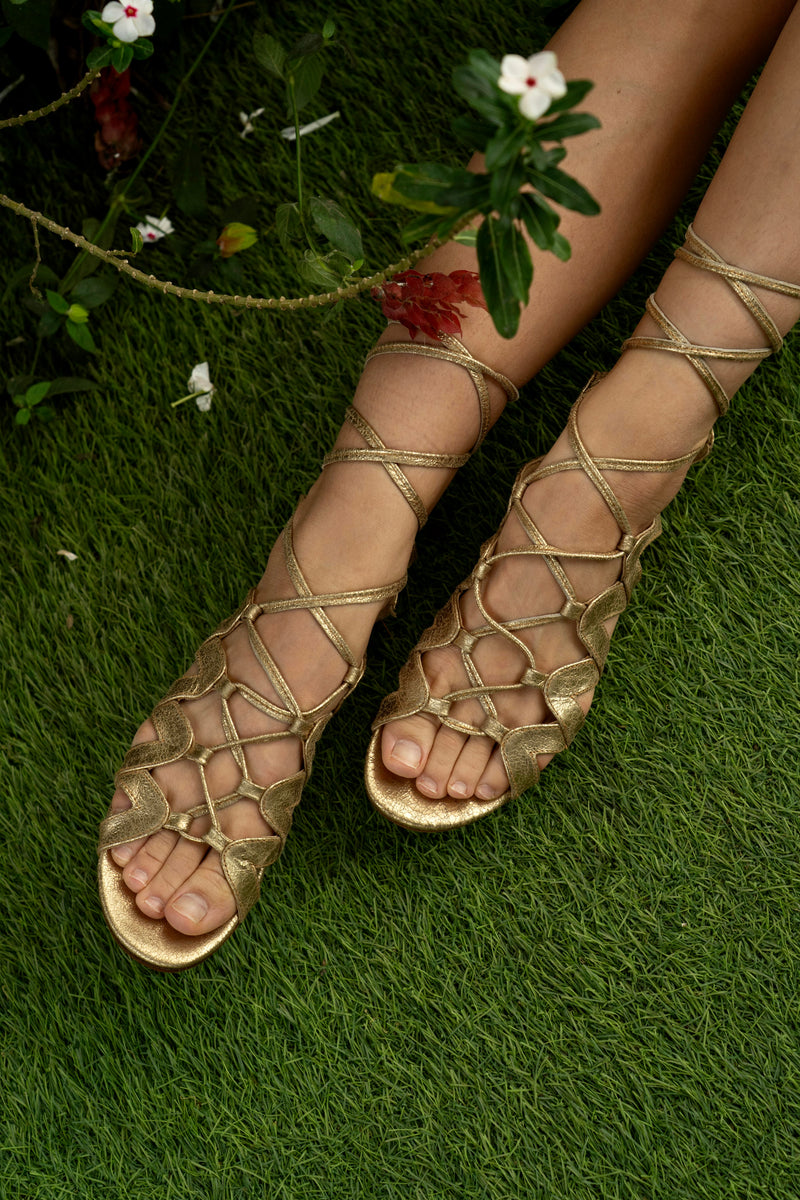 Grace Sandals Gold - Jodi Lee