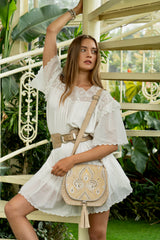 Grace Stud Bag Ivory - Jodi Lee