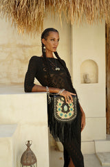 Charm Fringe Bag Black - Jodi Lee