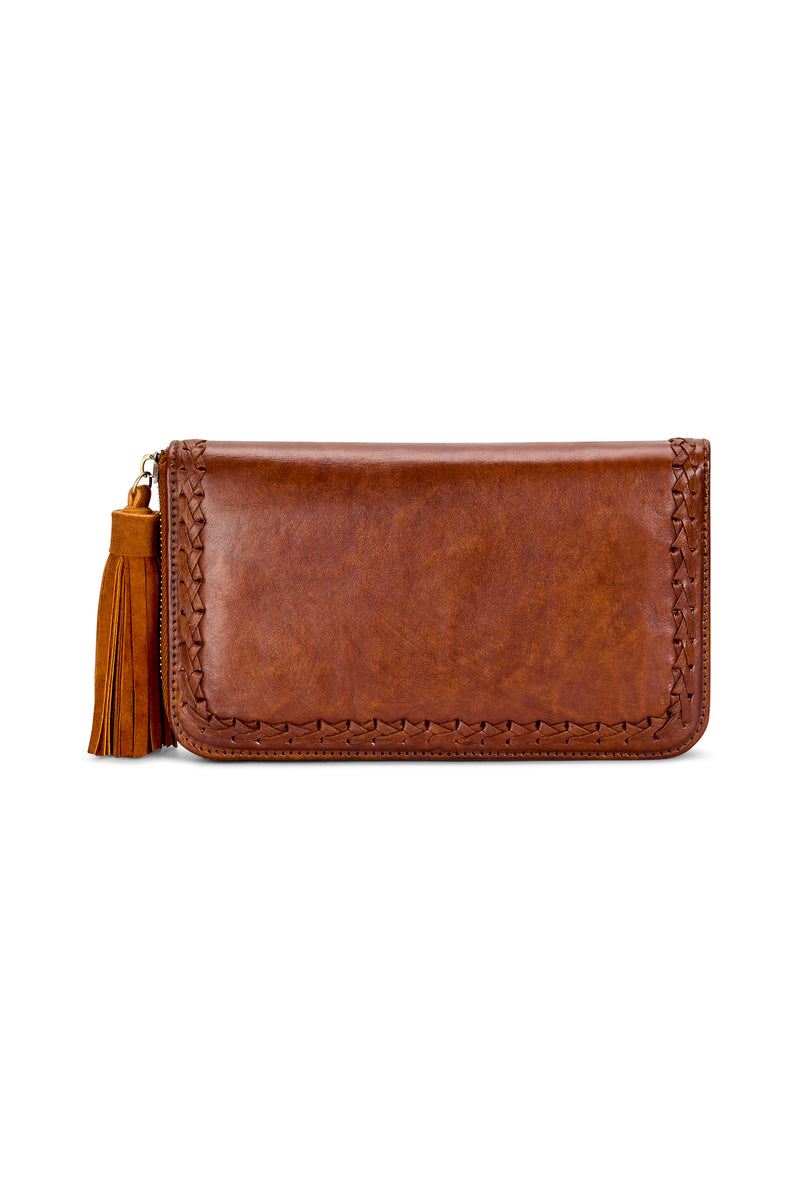 The Jaz Wallet Antique Medium Brown - Jodi Lee