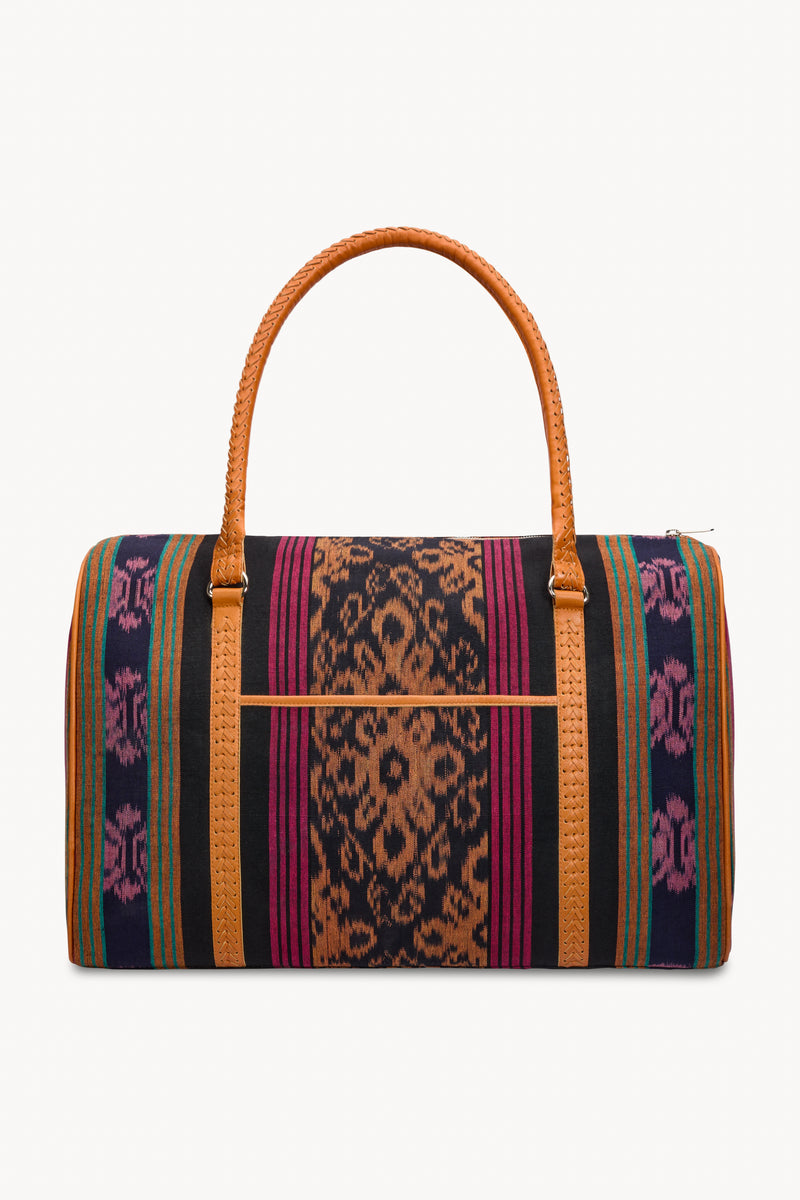 Zanzibar Weave Bag Rainbow/Tan - Jodi Lee