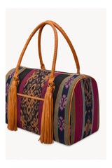 Zanzibar Weave Bag Rainbow/Tan - Jodi Lee