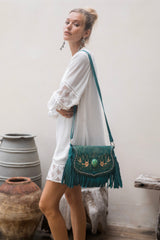 Lost Bird Inca Bag Antique Teal - Jodi Lee