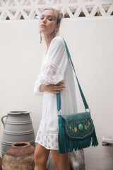 Lost Bird Inca Bag Antique Teal - Jodi Lee