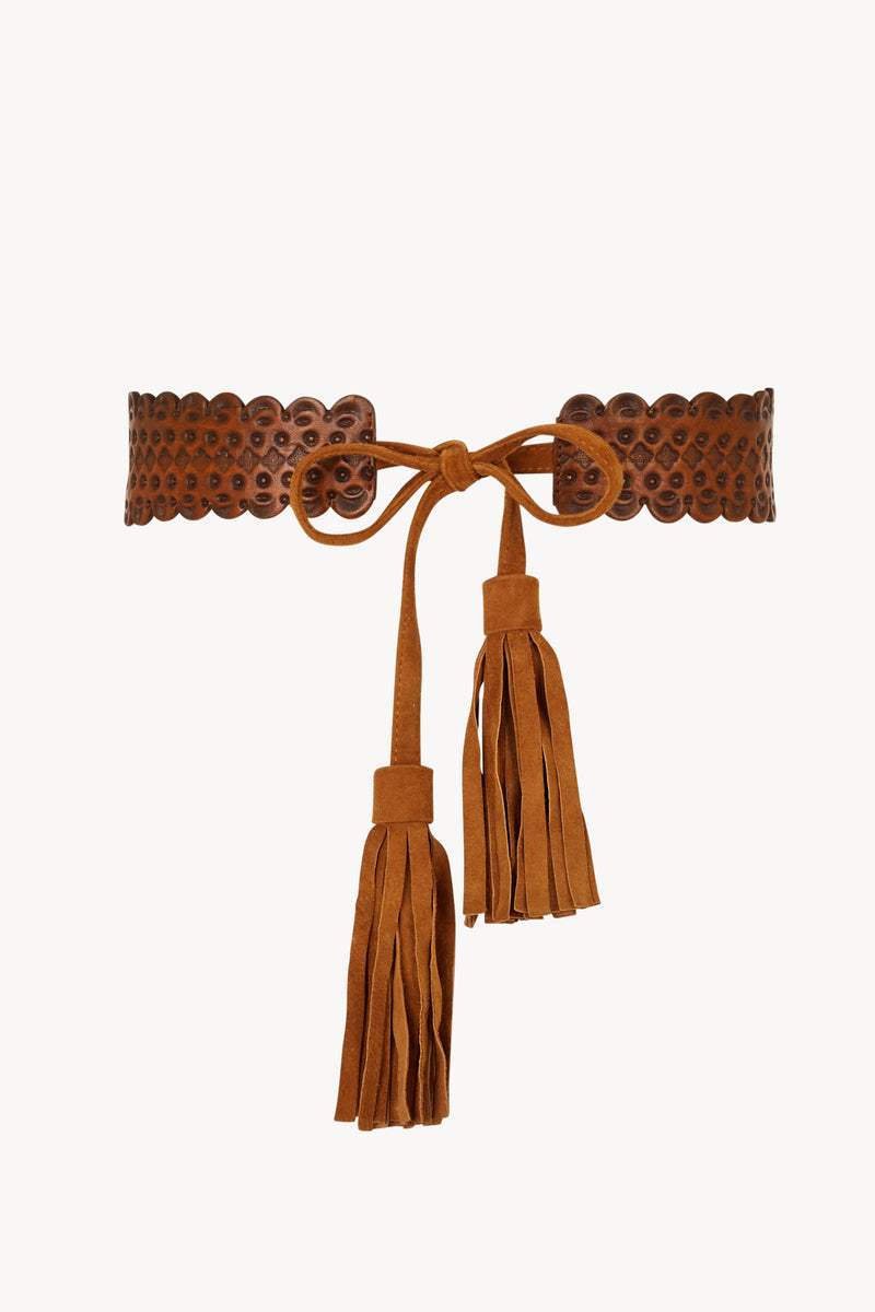 Hiawatha Cuff Belt Antique Medium Brown - Jodi Lee