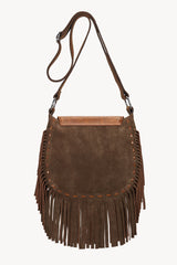 Lushington Fantail Bag (no studs) Antique Medium Brown/Dark Choc - Jodi Lee
