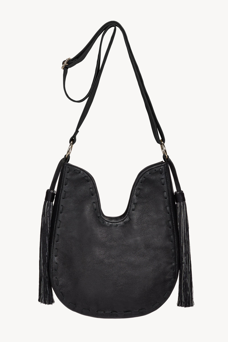 Mini Lyrebird Tassel Bag Black - Jodi Lee
